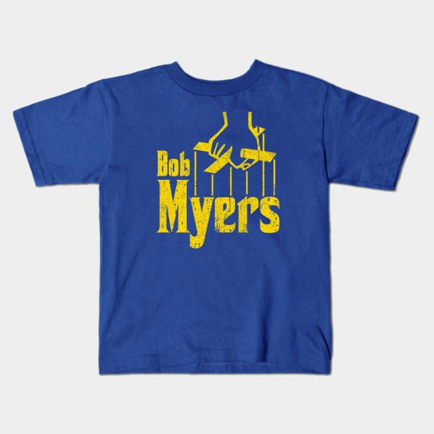 Bob Myers Kids T-Shirt by huckblade